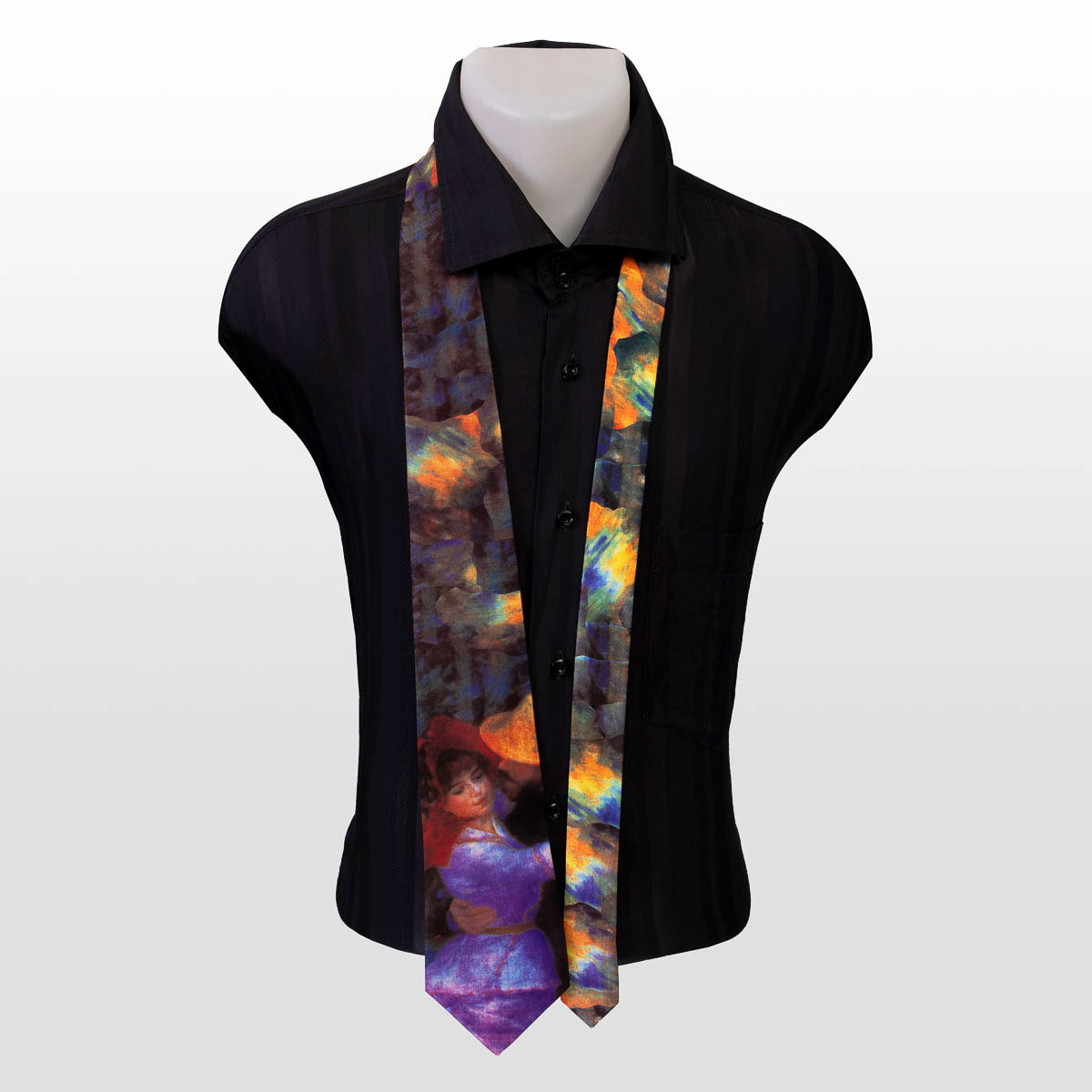 Renoir Tie: The Ball (on mannequin)
