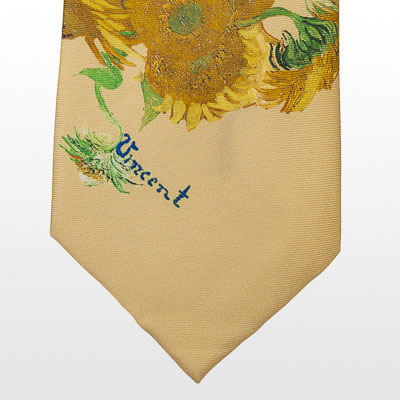 Cravatta Vincent Van Gogh - Girasoli