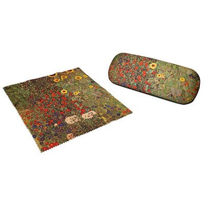 Estuche para gafas Gustav Klimt : Jardín de flores