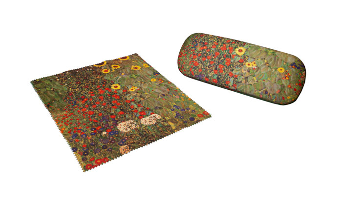 Estuche para gafas Gustav Klimt : Jardín de flores