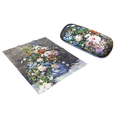 Astuccio per occhiali Renoir : Bouquet di primavera