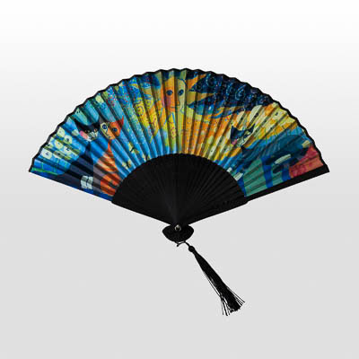 Eventail en bambou Rosina Wachtmeister : Dolce Vita