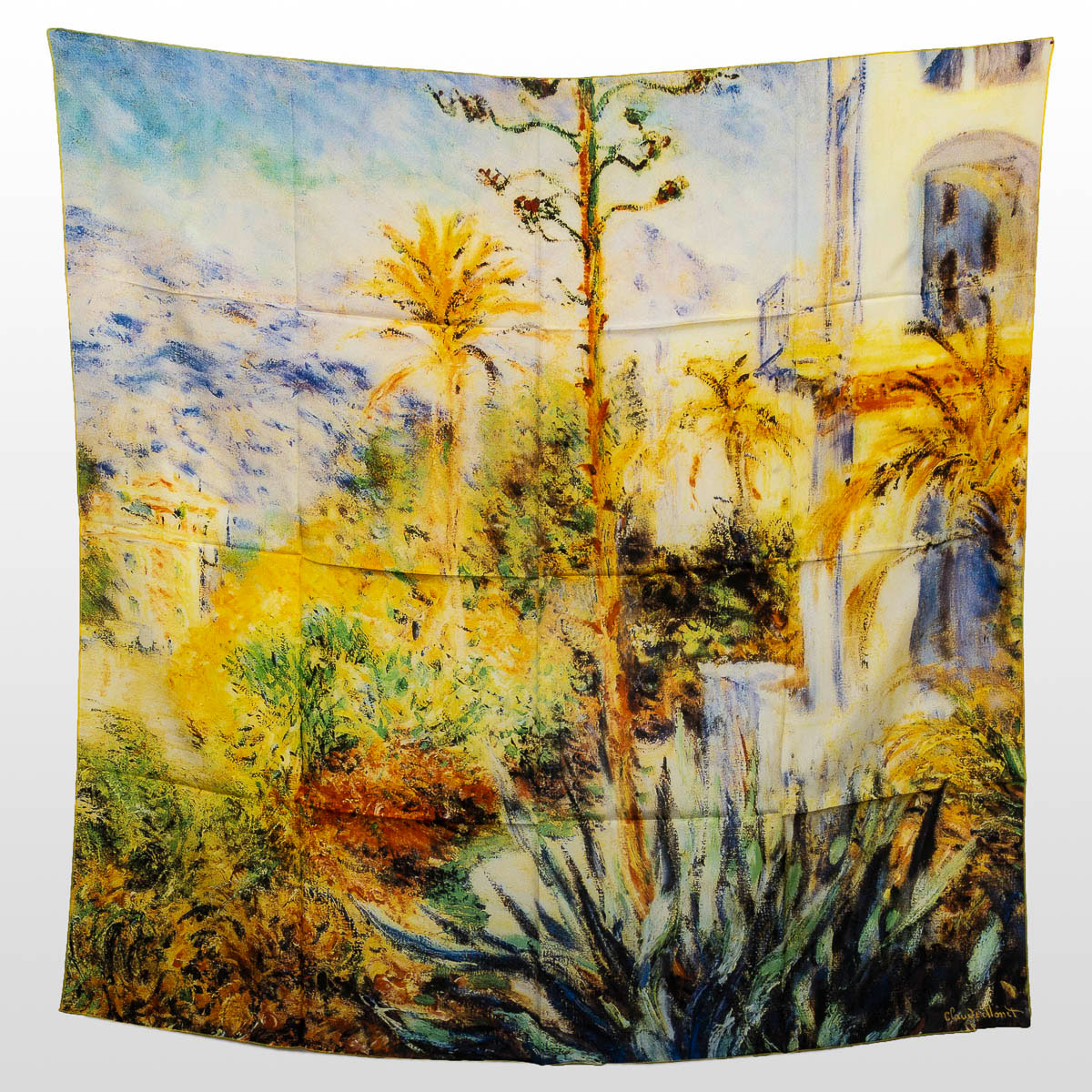 Foulard quadrato Monet - Villa à Bordighera (spiegato)