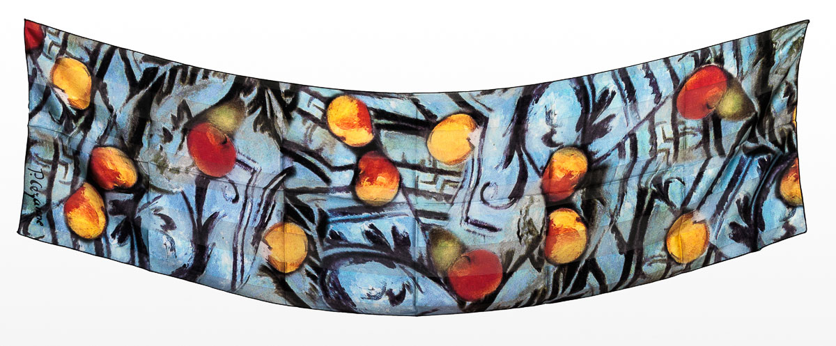 Foulard Paul Cézanne - Menta piperita (spiegato)