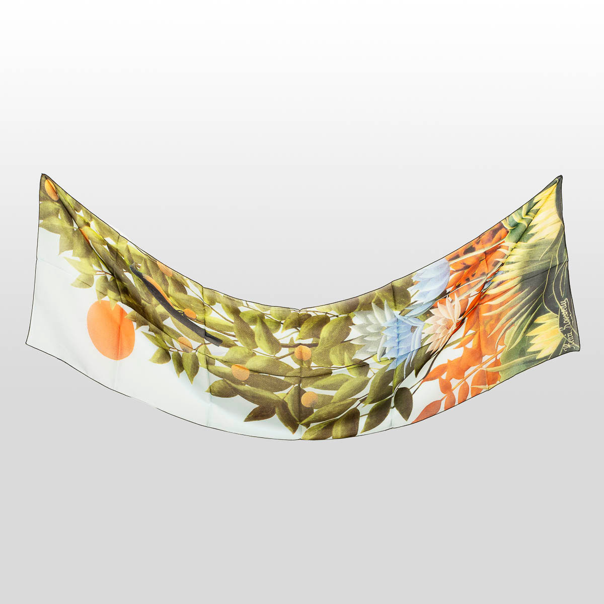 Henri Rousseau Scarf - Jungle (unfolded)