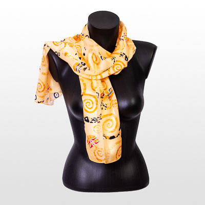 Klimt Scarf - The tree of life (Gold)