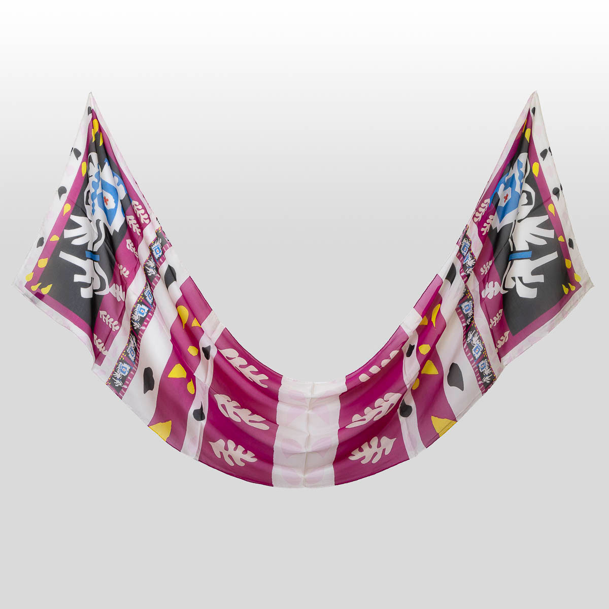 Echarpe Henri Matisse : Jazz, Chevaux (déplié)