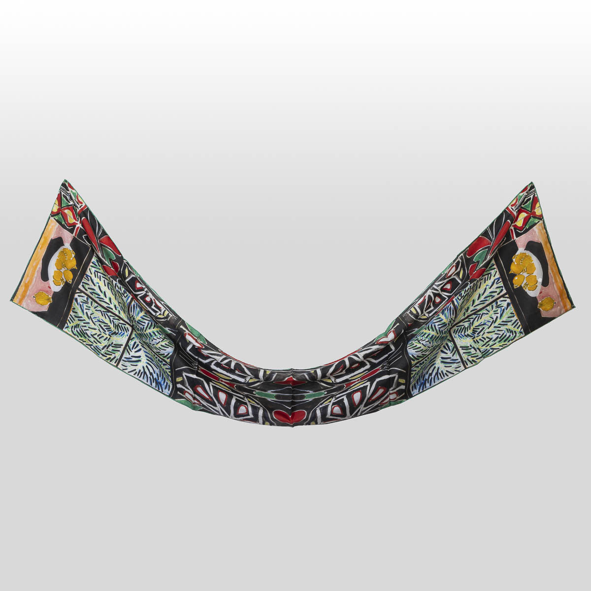 Foulard Henri Matisse : Rideau égyptien (déplié)