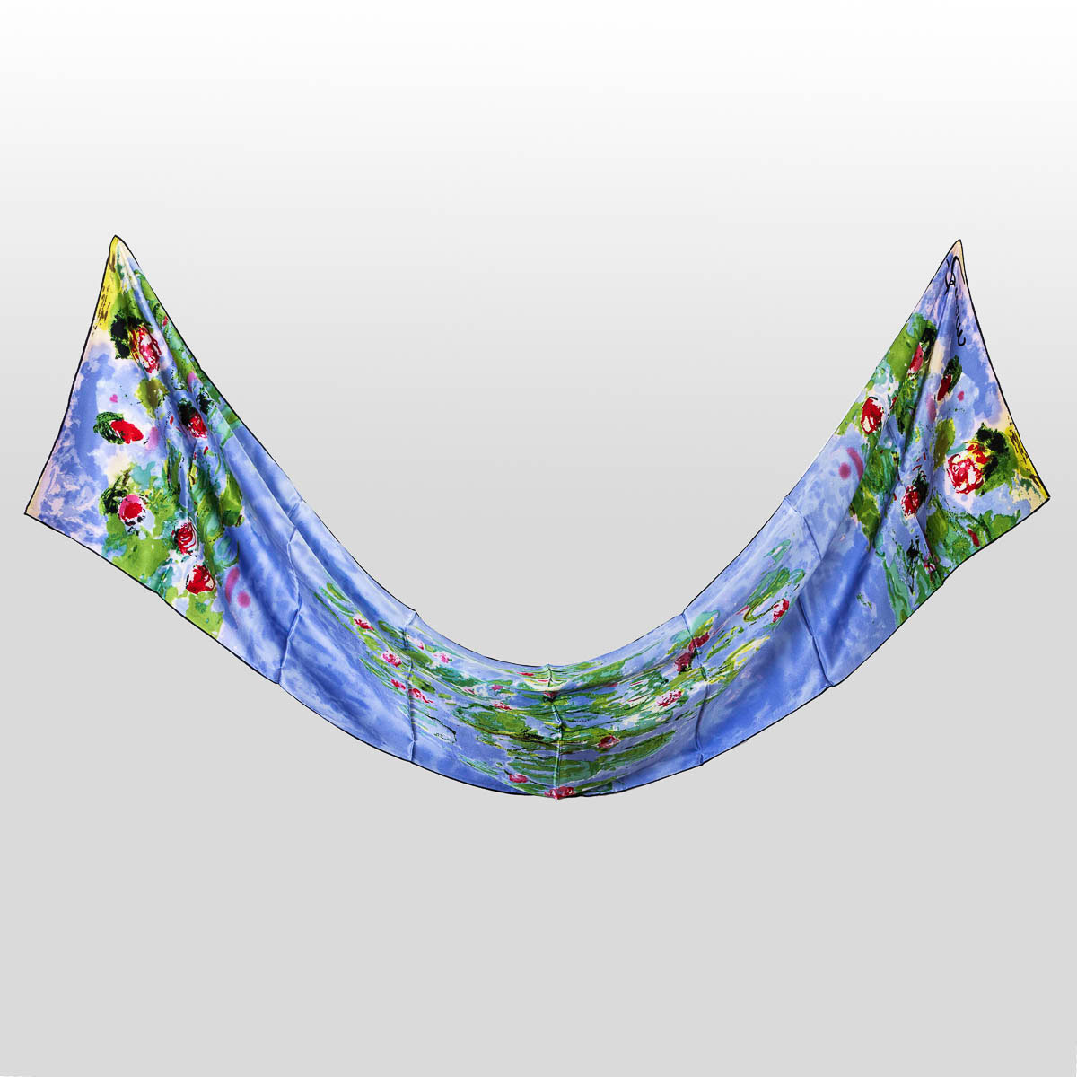 Foulard Claude Monet - Nenufari (spiegato)