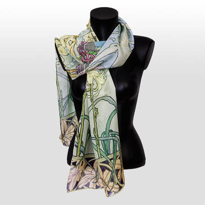 Echarpe Alfons Mucha : Lily