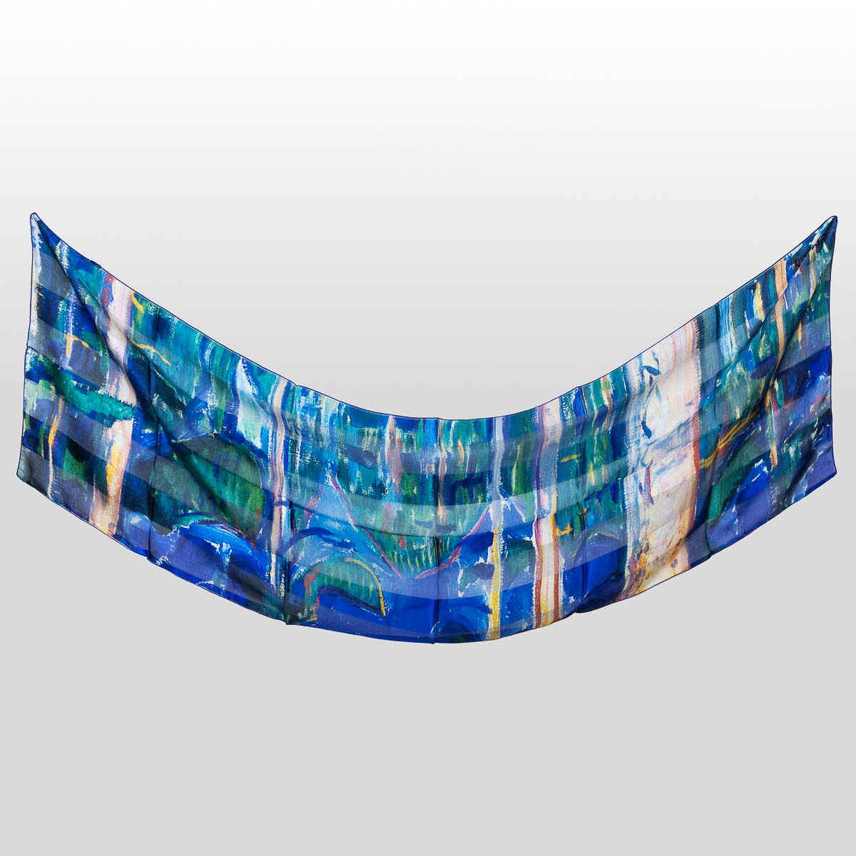 Foulard Munch - Le tronc jaune (spiegato)