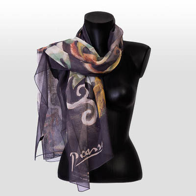 Etole 100% soie - Pablo Picasso - Olga