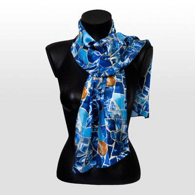 Foulard Antoni Gaudí - Le Lézard