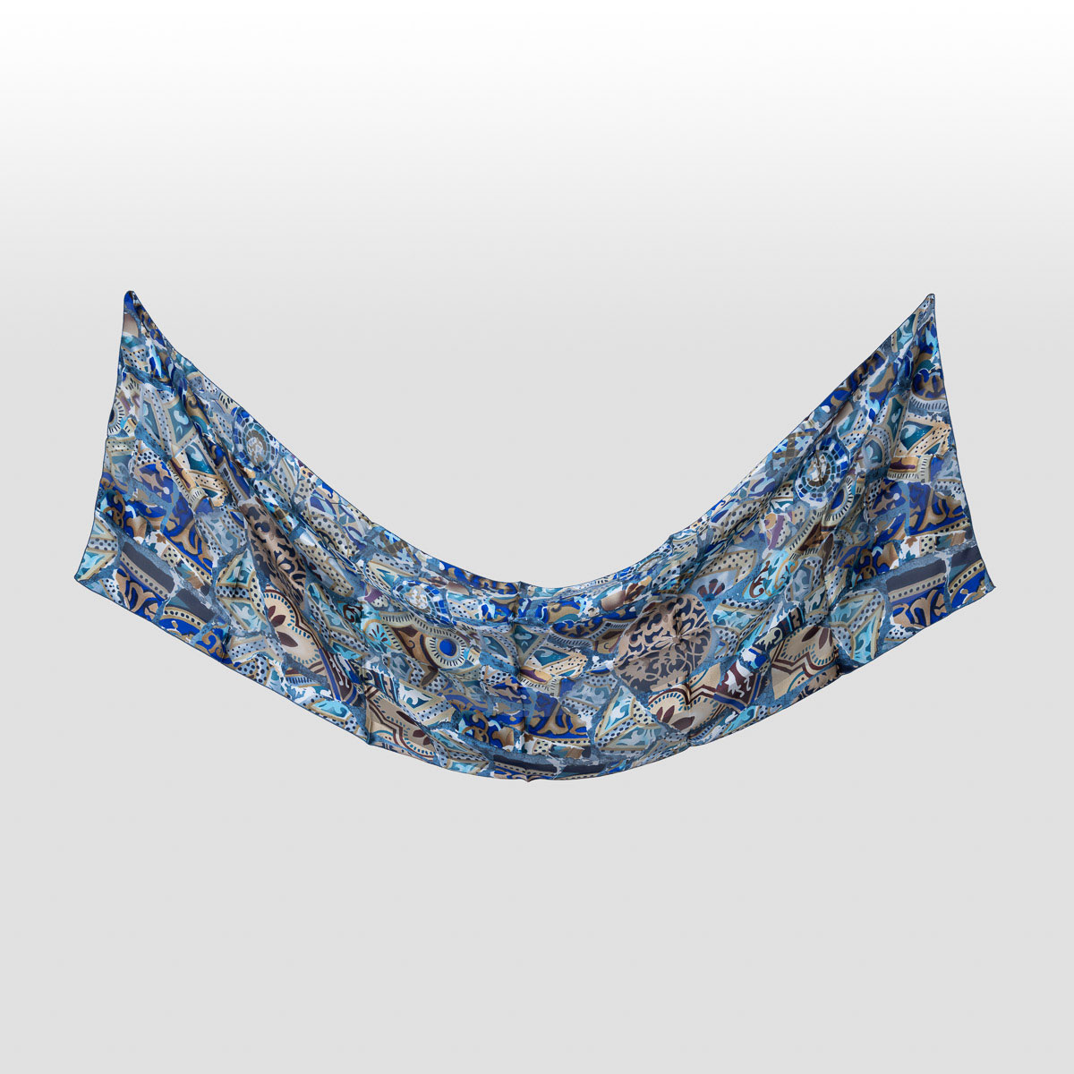 Foulard Antoni Gaudí - Orient (déplié)