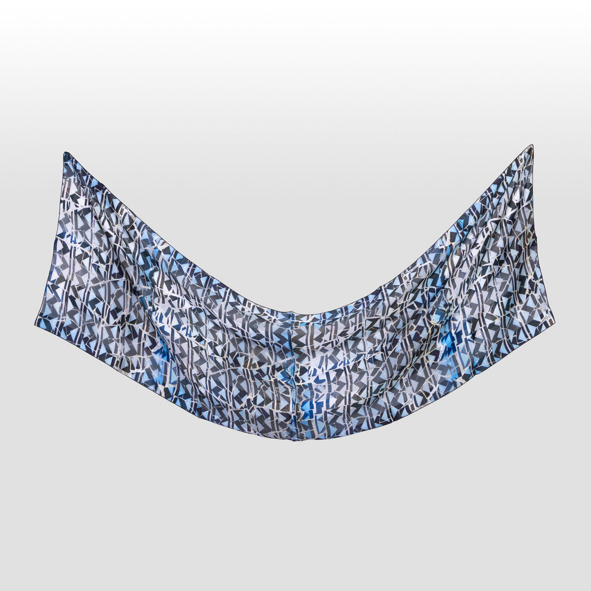 Foulard Antoni Gaudí - Zig Zag (déplié)