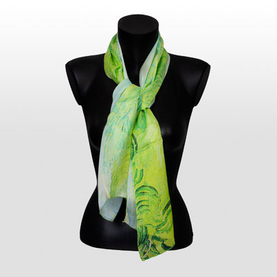 Foulard Van Gogh - Green wheat fields