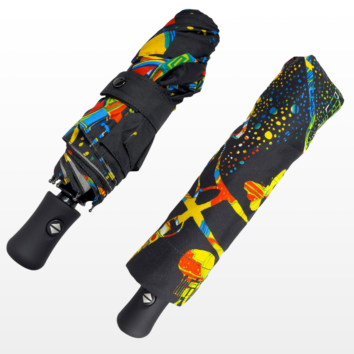 Parapluie de sac Hundertwasser - Dunkelbunt (détail 1)