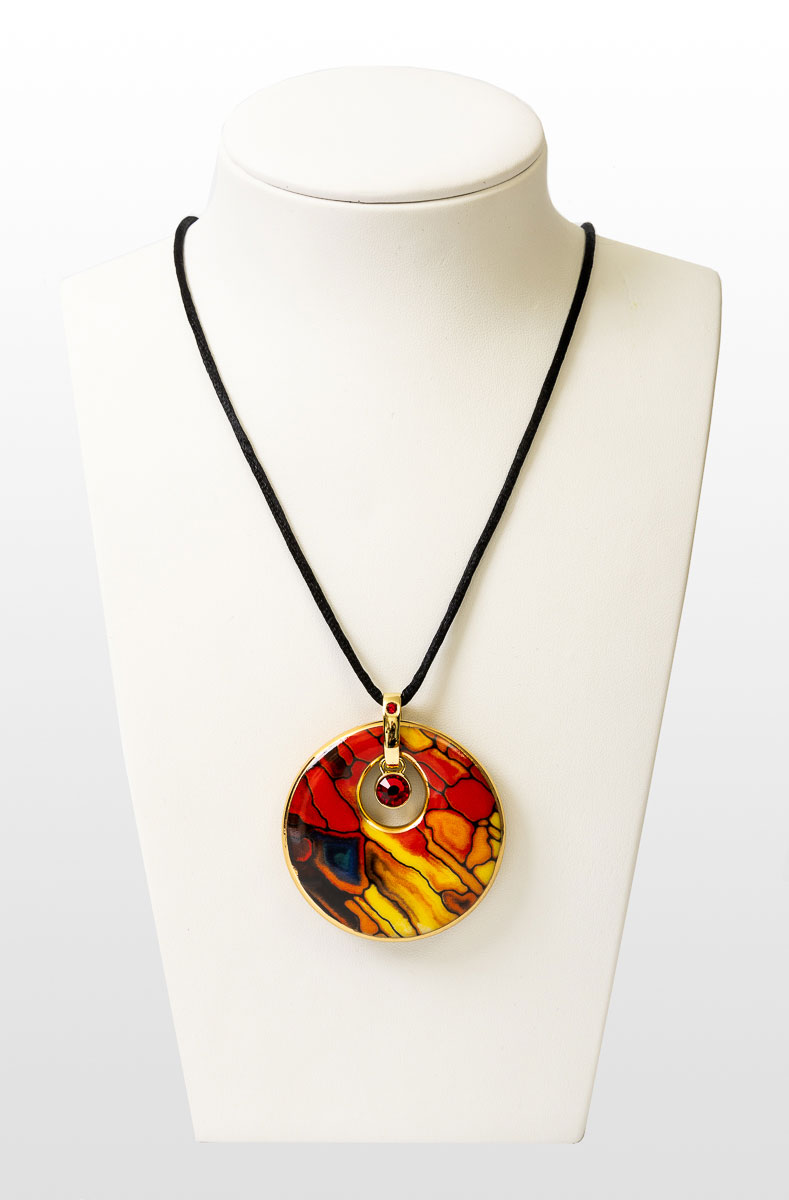 Tiffany Porcelain necklace : Mosaic III (detail 2)