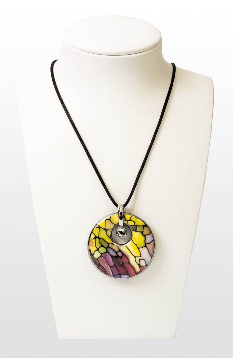 Tiffany Porcelain necklace : Mosaic IV (detail 2)