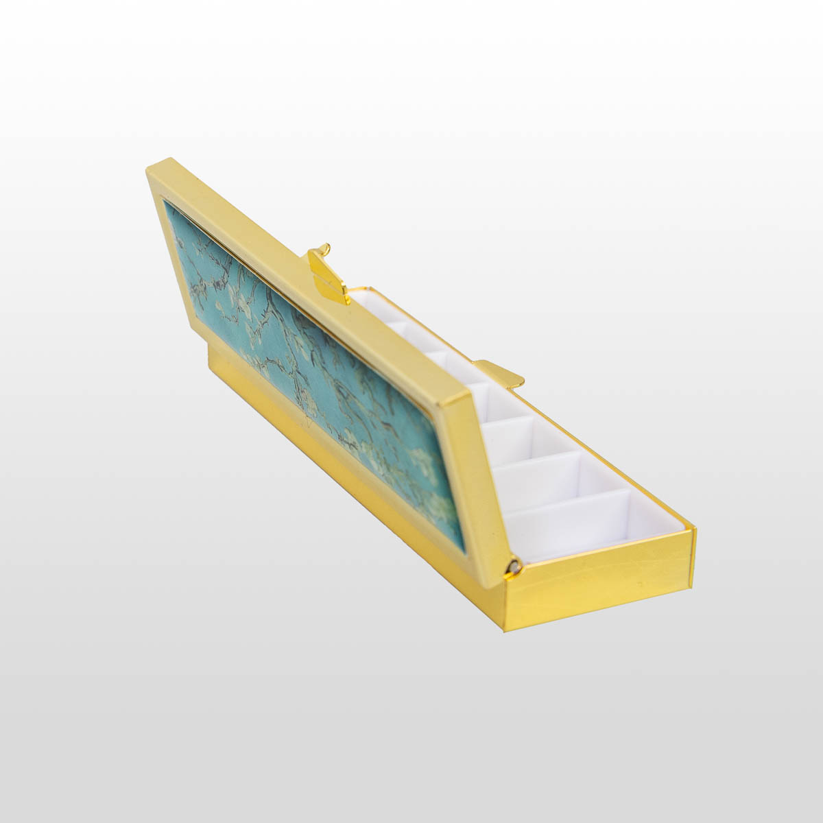 7-day pill organizer Vincent Van Gogh : Almond Blossom (box open)