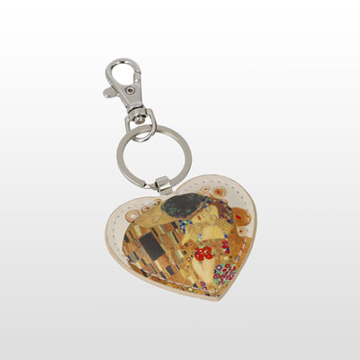 Keychain Gustav Klimt - The Kiss (heart)