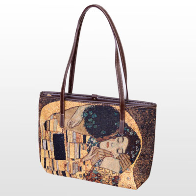 Gustav Klimt Handbag - The Kiss