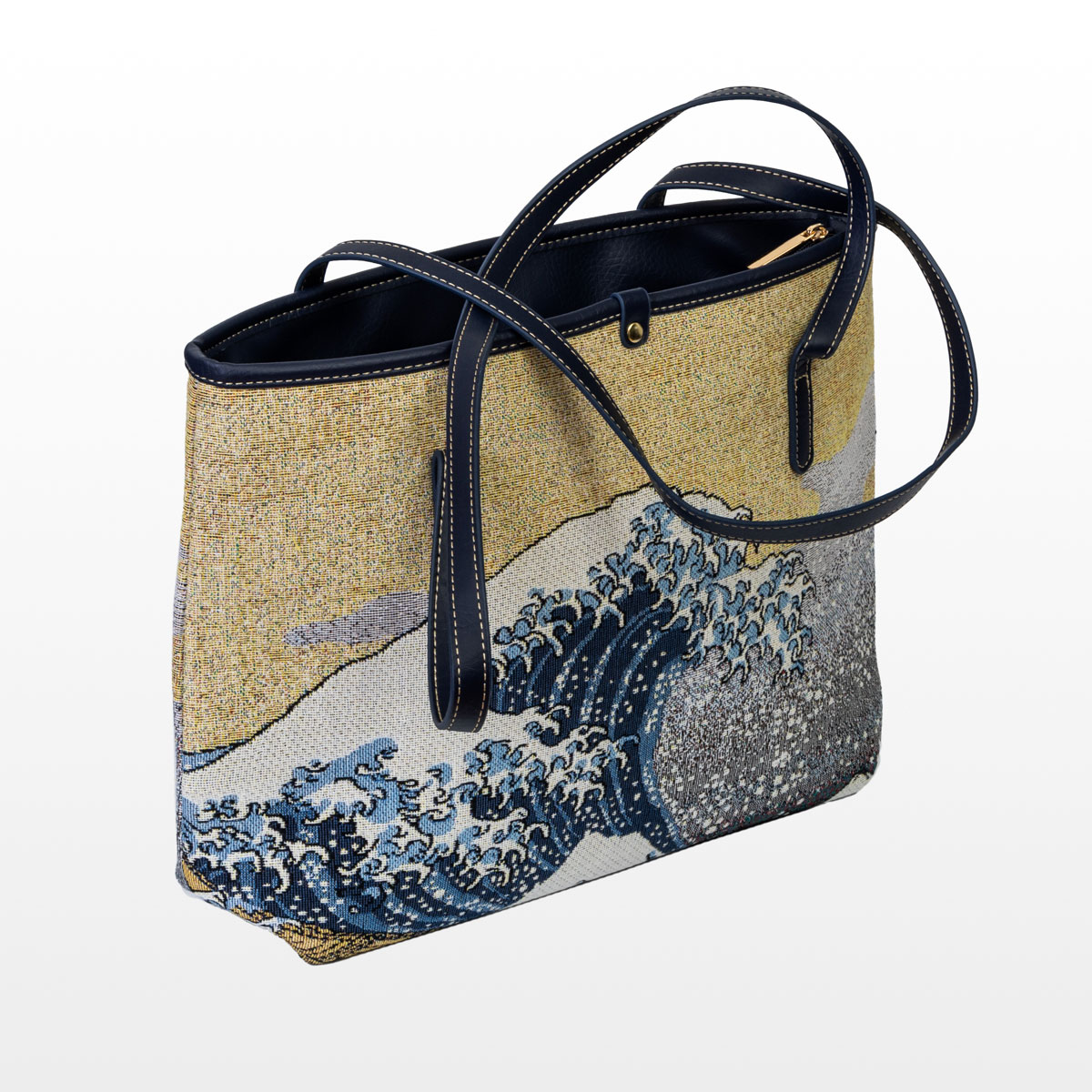 Hokusai handbag - The Great Wave of Kanagawa (detail n°1)