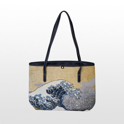 Bolso de hombro para mujer Katsushika Hokusai - La gran ola de Kanagawa