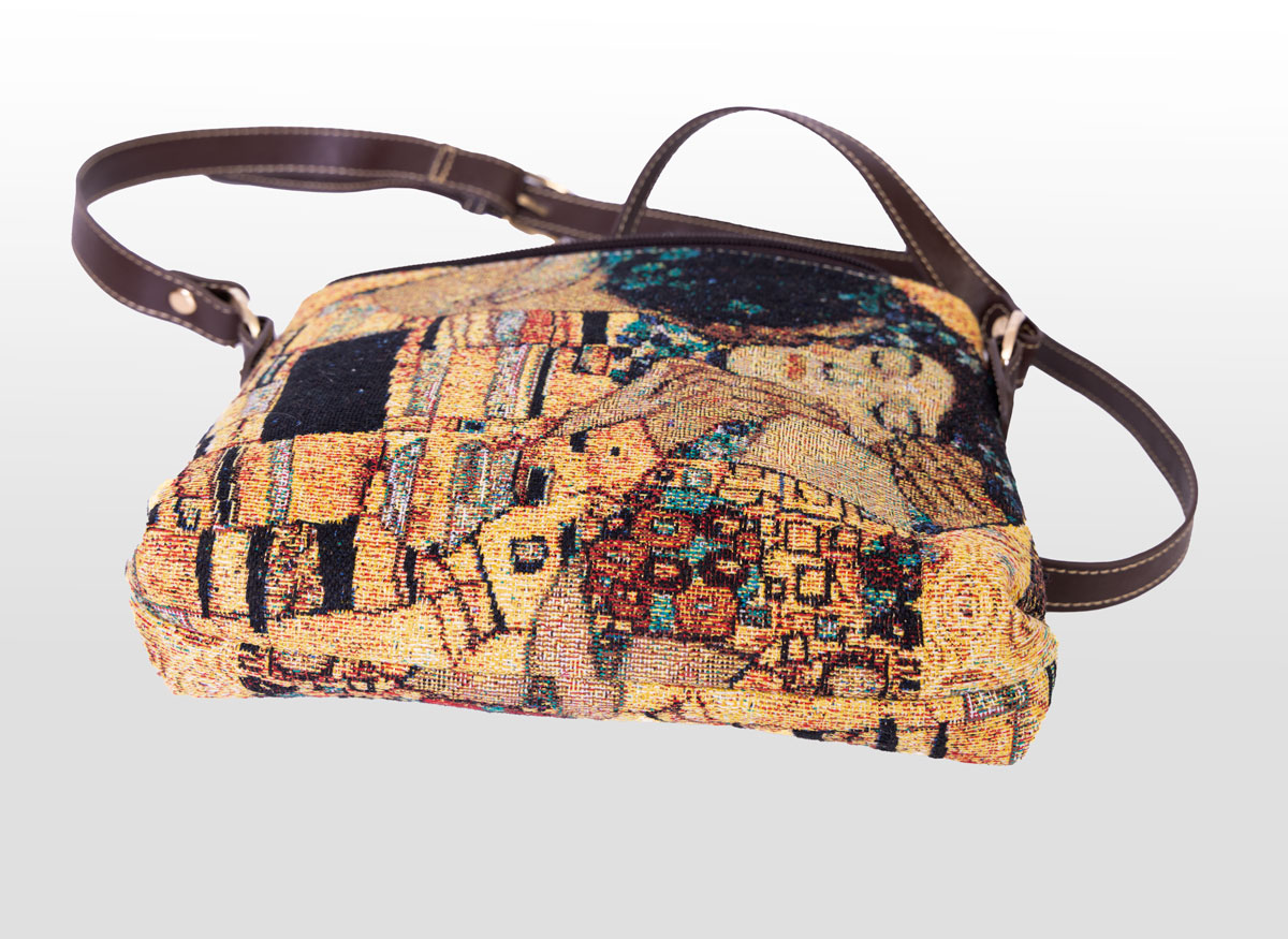 Gustav Klimt Shoulder bag - The Kiss (detail n°5)