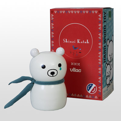 Tirelire ourson en bois Sora Bear