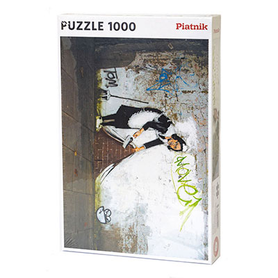 Rompecabezas Banksy - Maid barriendo bajo la alfombra (2006) (caja)
