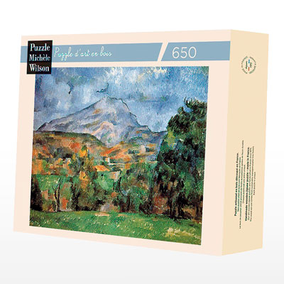 Puzzle di legno Paul  Cézanne : La montagne Sainte Victoire (Michèle Wilson)