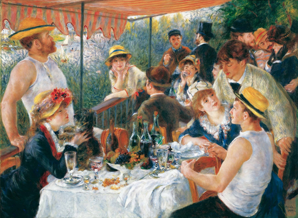 Renoir Wooden Puzzle for kids : The boaters