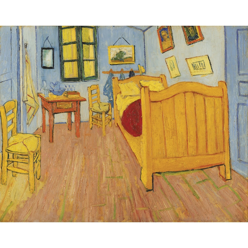 Puzzle di legno per bambini Vincent Van Gogh : La chambre à Arles