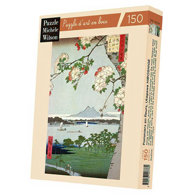 Puzzle di legno Hiroshige : Apple blossoms (Michèle Wilson)