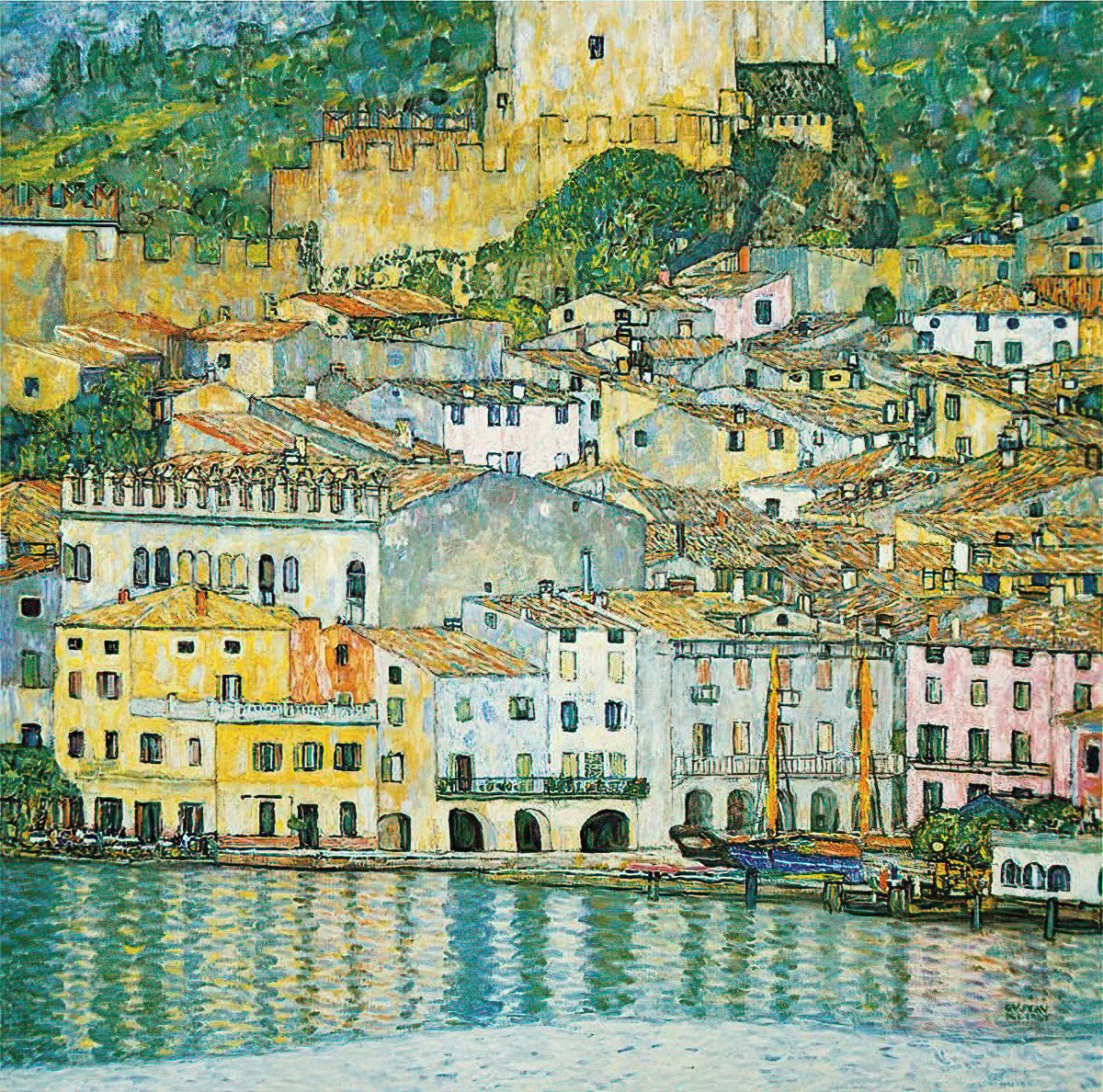 Puzzle di legno Gustav Klimt : Lago di Garda (Michèle Wilson), 750p 
