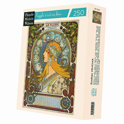 Puzzle di legno Alfons Mucha : Zodiac (Michèle Wilson)