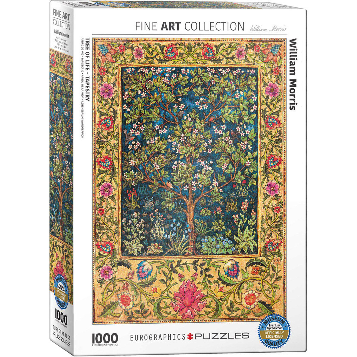 Rompecabezas William Morris - Tree of Life Tapestry (caja)