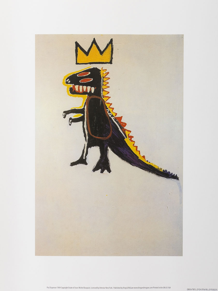 Jean-Michel Basquiat Art Print - Pez Dispenser (1984) - Print