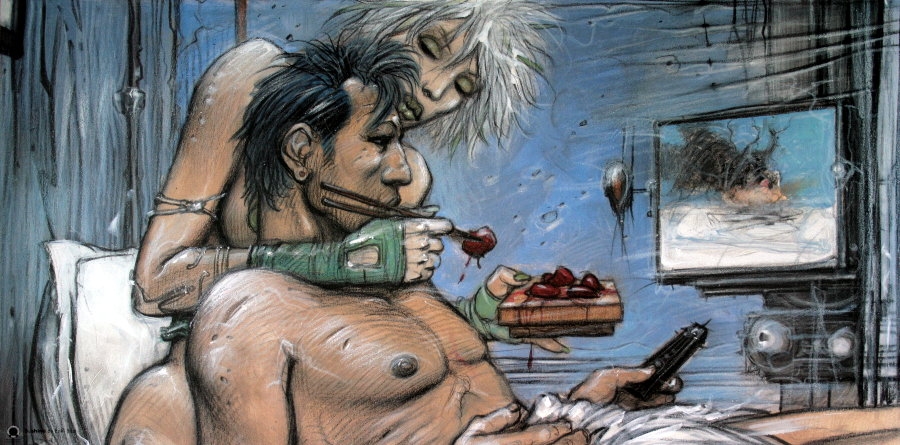 Affiche Enki Bilal - Sushimi - Affiche nue (50 x 25 cm)