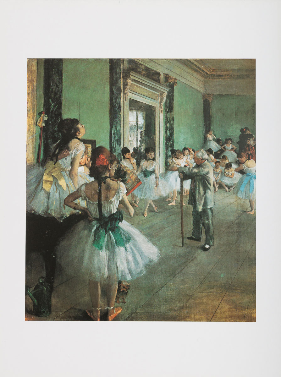 Affiche Edgar Degas - La classe de danse - Affiche 30 x 40 cm