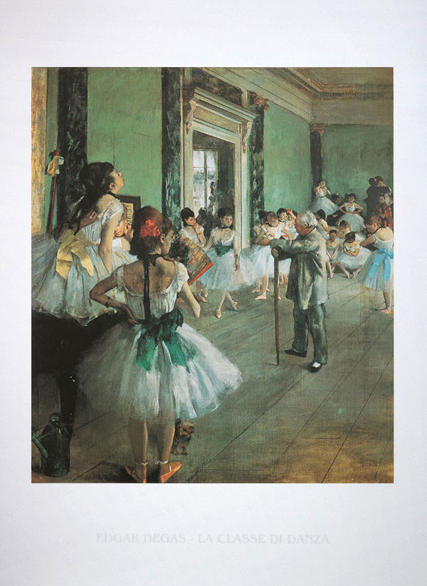 Lámina Edgar Degas - La clase de danza - Lámina 50 x 70 cm