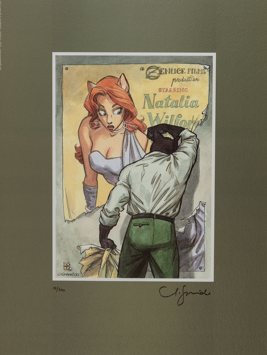 Affiche Juanjo Guarnido - Natalia - Affiche signée
