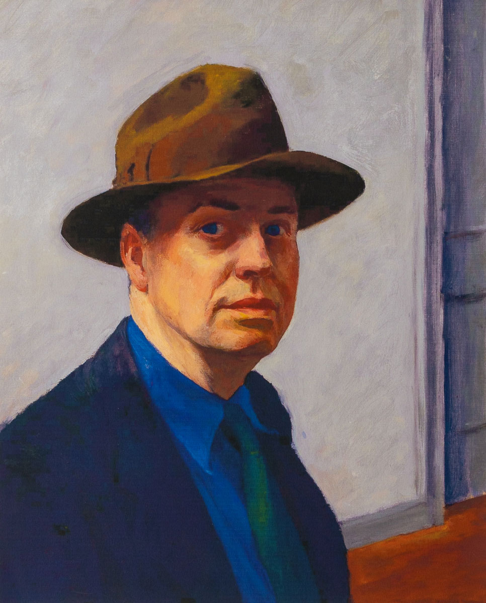 Affiche Edward Hopper : Autoportrait (1930) - Affiche
