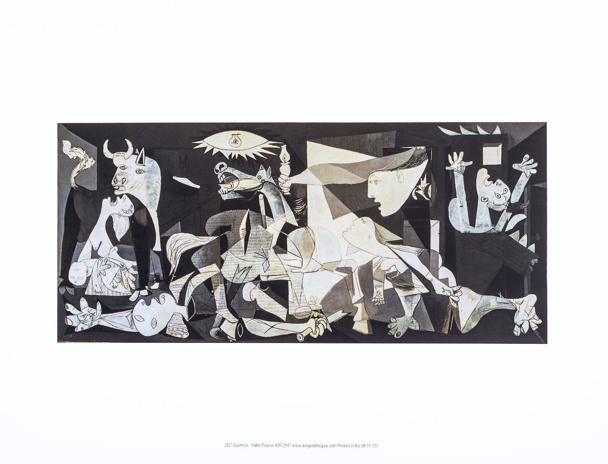 Pablo Picasso Art Print - Guernica - 36 x 28 cm