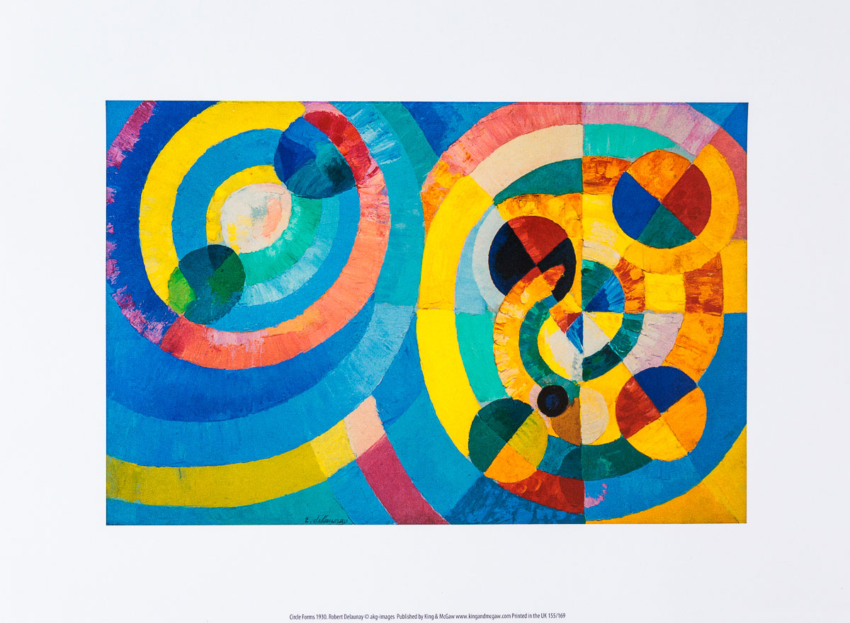 Affiche Robert Delaunay : Circles Forms (1930) - Affiche