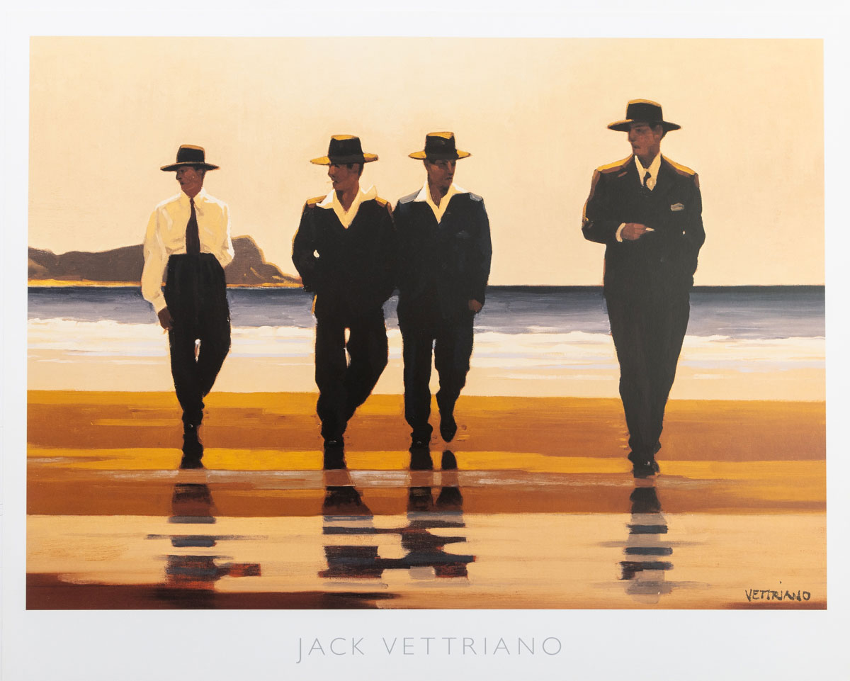 Jack Vettriano Art Print - The Billy Boys - Print : 50 x 40 cm