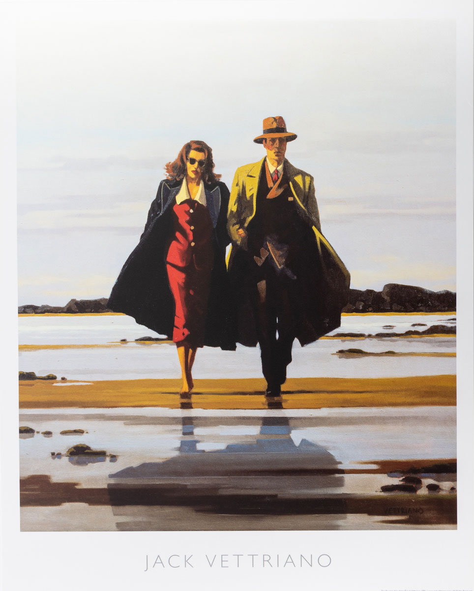 Affiche Jack Vettriano - The road to nowhere - Affiche 50 x 40 cm  