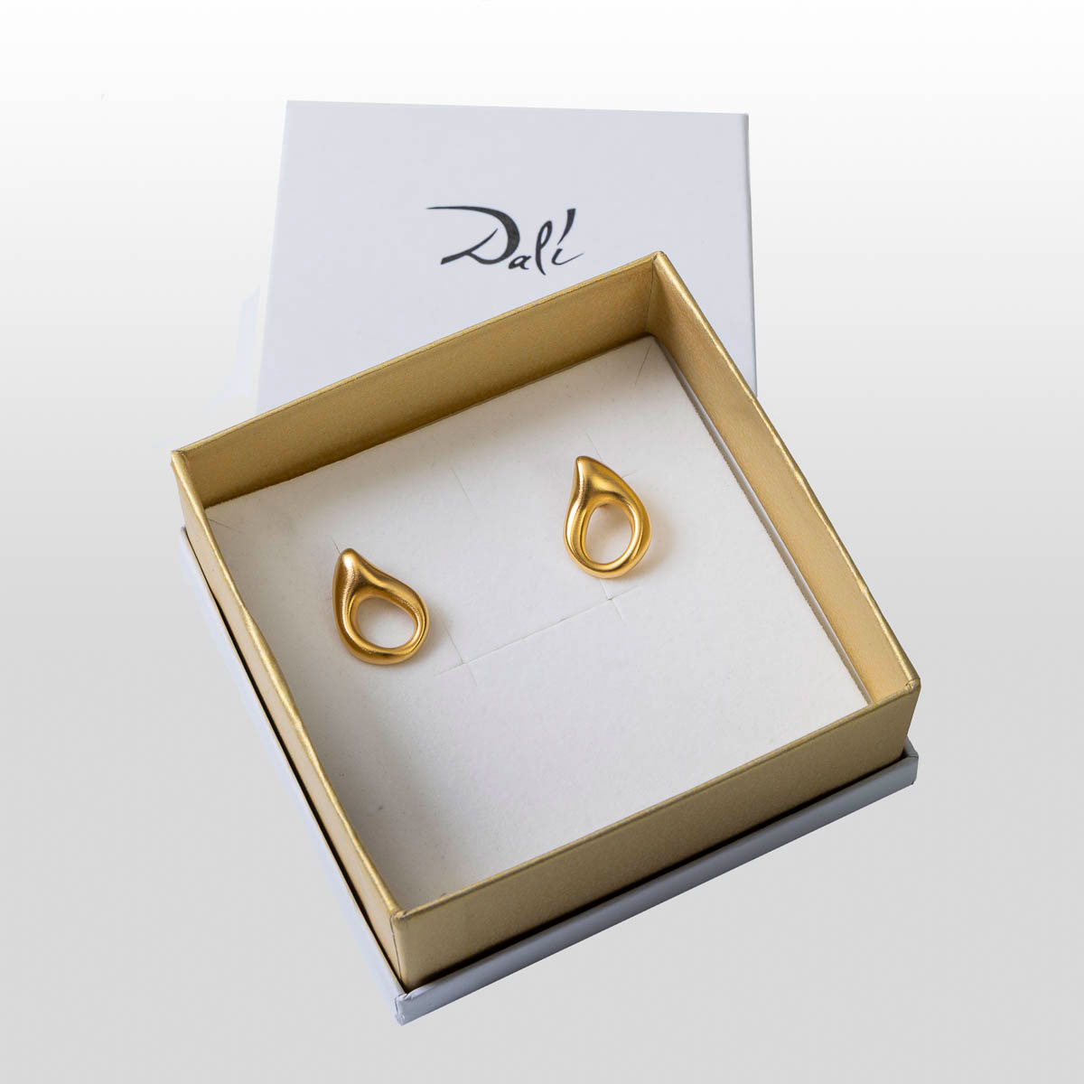 Orecchini ispirati a Salvador Dalì: Angelus 1 - Dorato