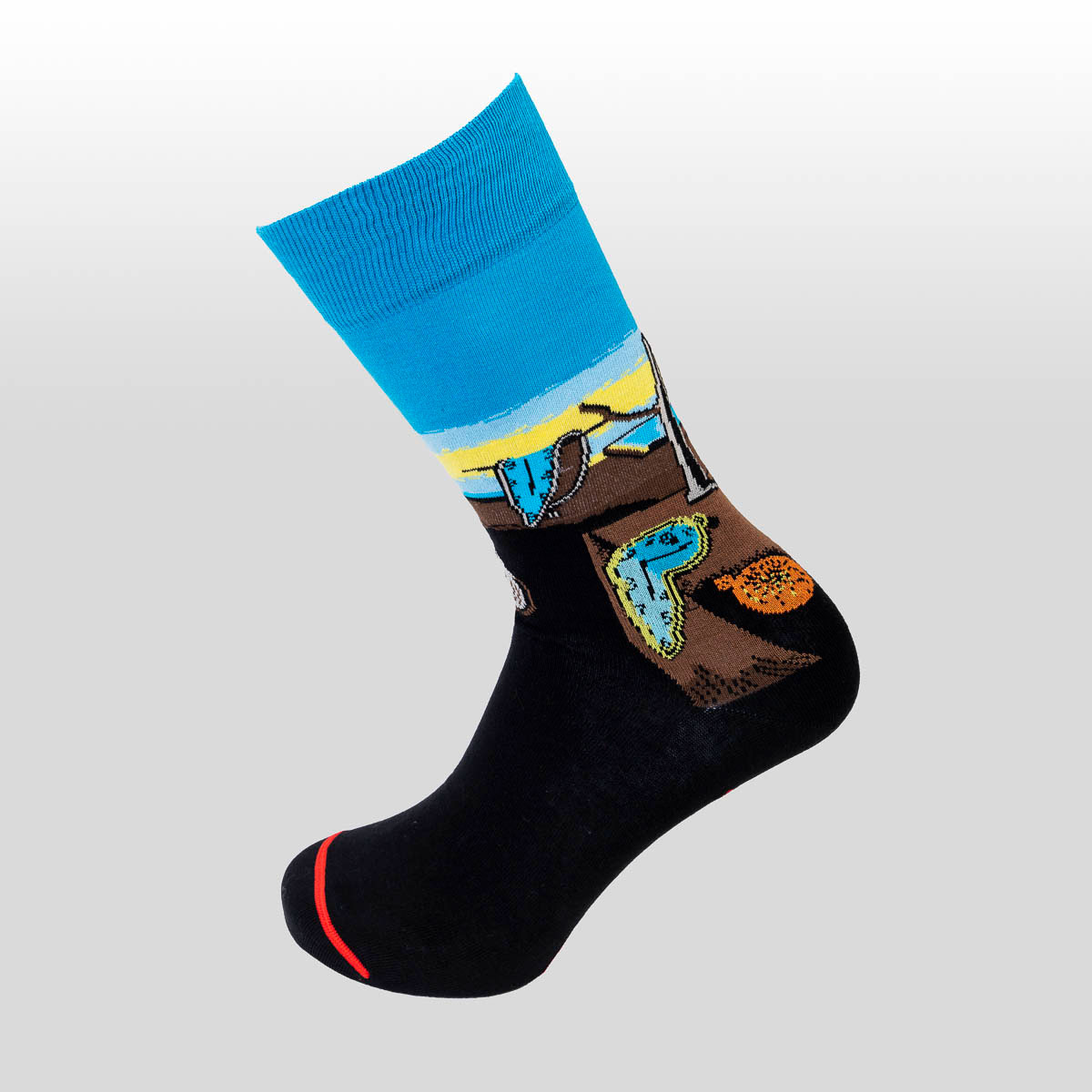 Calcetines de Salvador Dalí: La persistencia de la memoria - EU 36-40 / US 6.5-9 / UK 3.5-6.5
